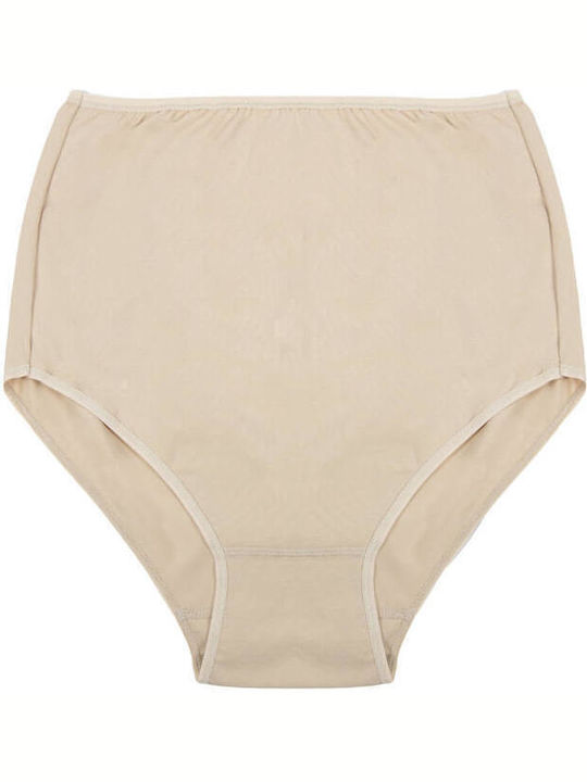 A.A UNDERWEAR 4/4 Cotton High Waist Women's Slip MultiPack Beige