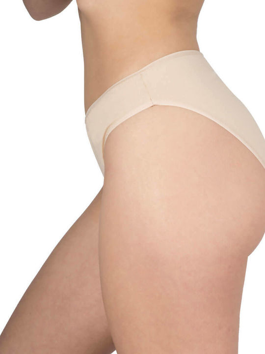 Tai Plus Βαμβακερά Women's Slip MultiPack Seamless Beige