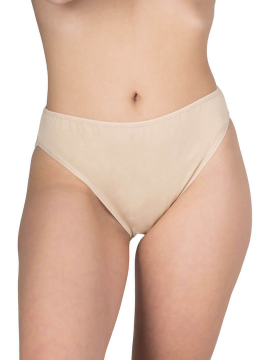 Tai Plus Βαμβακερά Women's Slip MultiPack Seamless Beige