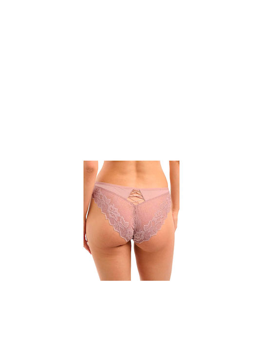 Sans Complexe Damen Slip mit Spitze Rosa