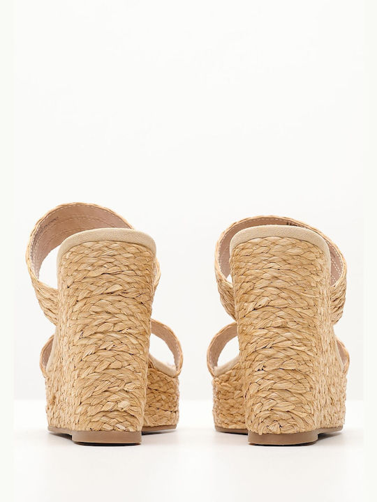 Women's Platform Shoes Beige SM11001009-02002-166