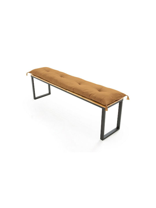 La Redoute Interieurs Μαξιλάρι για Παγκάκι Κήπου Γκρι 160x35εκ.