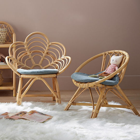 La Redoute Interieurs Garden Chair Cushion Round Brown 35x45cm