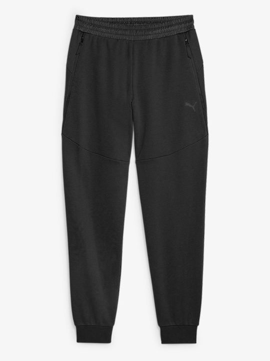 Sweatpants with Elastic Black