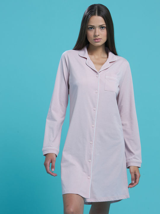 Noidinotte Summer Women's Nightdress Pink