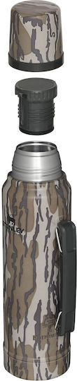 Stanley Classic Legendary Μπουκάλι Θερμός Ανοξείδωτο BPA Free 1lt Bottomland Mossy Oak