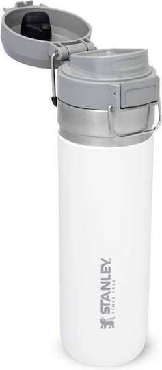 Stanley Go Quick Flip Μπουκάλι Θερμός Ανοξείδωτο BPA Free 1.06lt Polar με Επιστόμιο