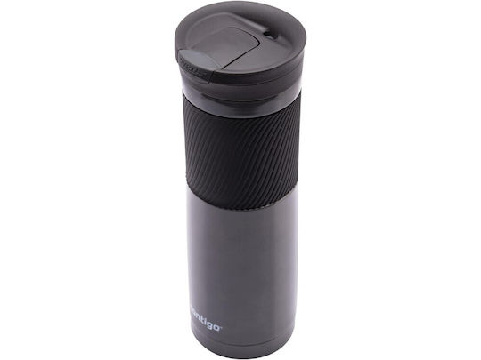 Contigo Byron SS Pahar Termos Oțel inoxidabil Fără BPA 720ml Gri cu Mustiuc