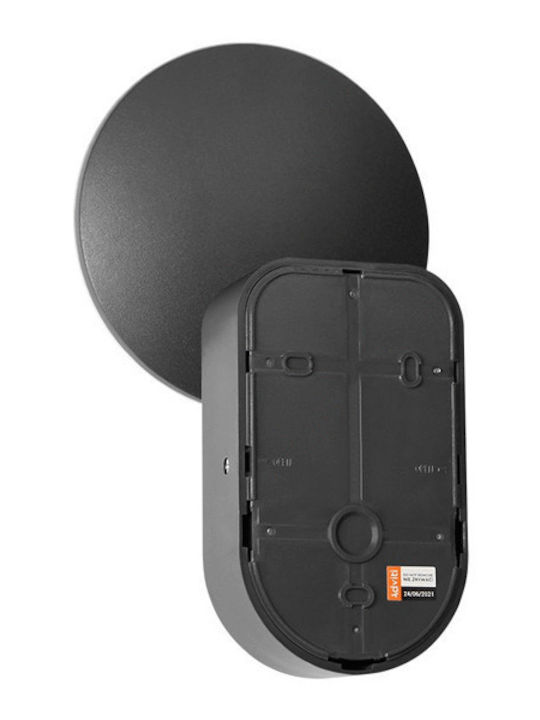 Redled Стенно Външно Плафонно Осветление LED IP65 15W с Естествено бяло Светлина 17.1x16x8εκ.