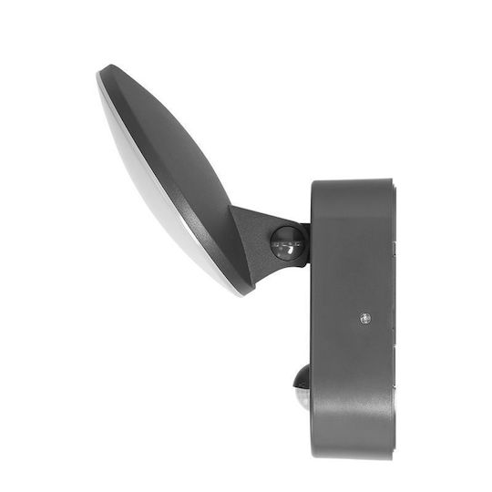 Redled Επιτοίχια Εξωτερική Πλαφονιέρα LED IP65 15W με Φυσικό Λευκό Φως 17.1x16x8εκ.