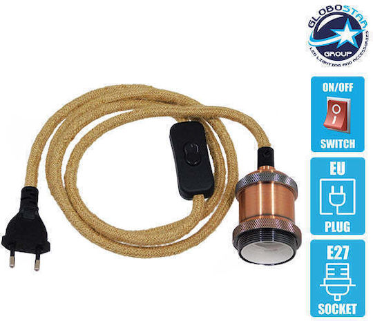 GloboStar GloboStar Power Socket with E27 Copper Outlet 91043
