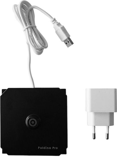 Zafferano Poldina Pro Metall Tischlampe LED mit Gold Schirm und Basis