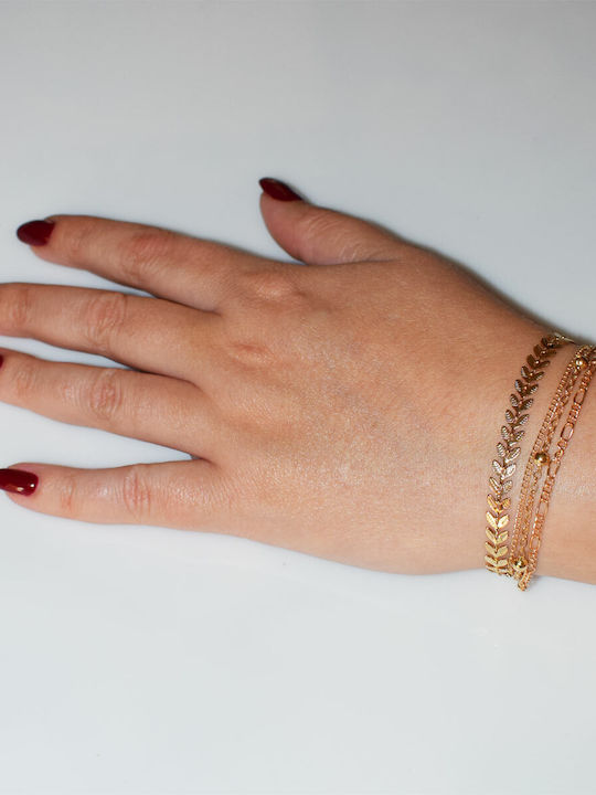 Bizoutaki Bracelet Chain made of Brass Gold Plated