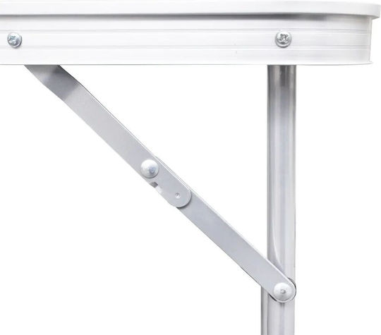 Ankor Table Metal for Camping Foldable 50x60x70cm Gray