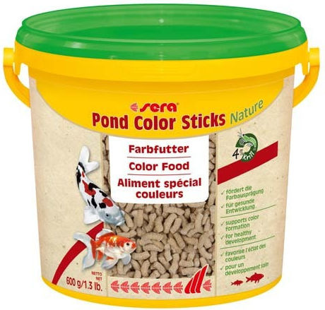 Sera Pond Color Sticks Fischfutter für Fische 10000ml