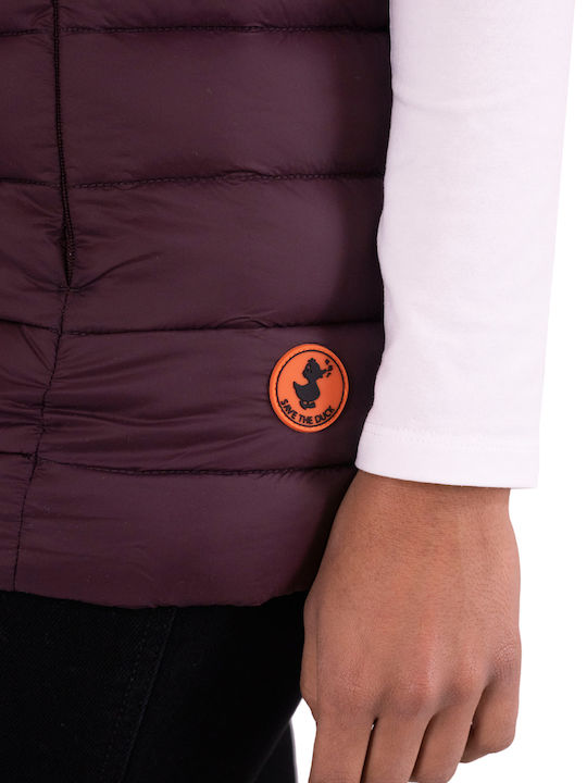 Lang Damen Ärmellos Puffer Jacke für Winter Schwarz