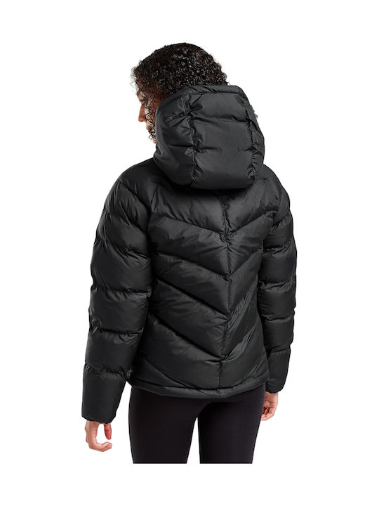 Kids' Sports Jacket Short with Lining & Hood Black SPORTSWEAR