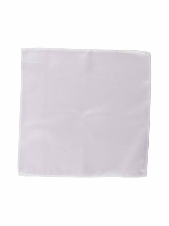 Stefano Mario Men's Handkerchief White