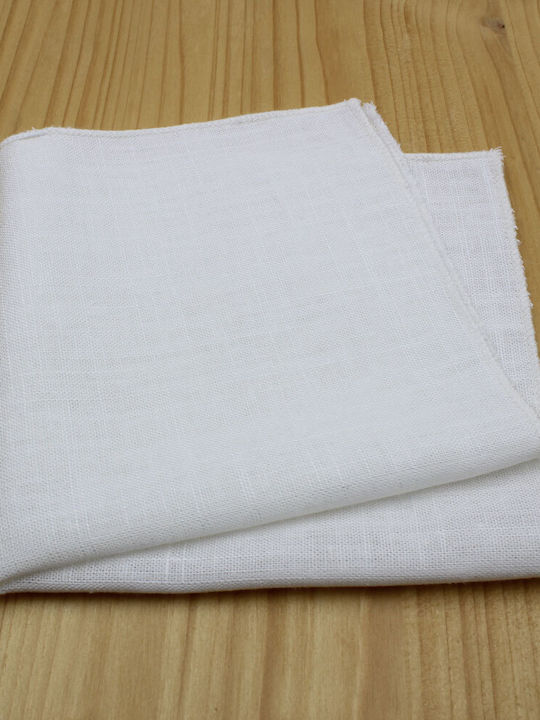 JFashion Men's Handkerchief White