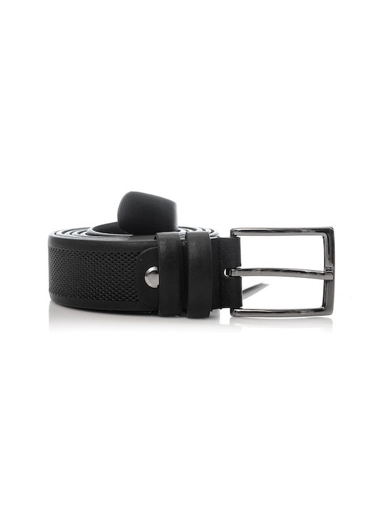 Venturi Men's Artificial Leather Belt Black