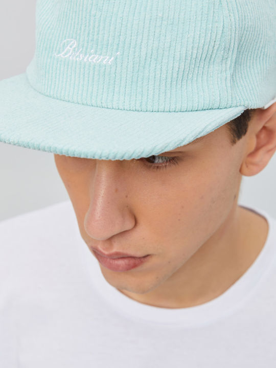Jockey mit geradem Schirm Türkis