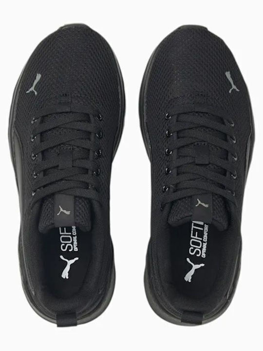 Anzarun Lite Детски спортни обувки Running с Връзки Черни