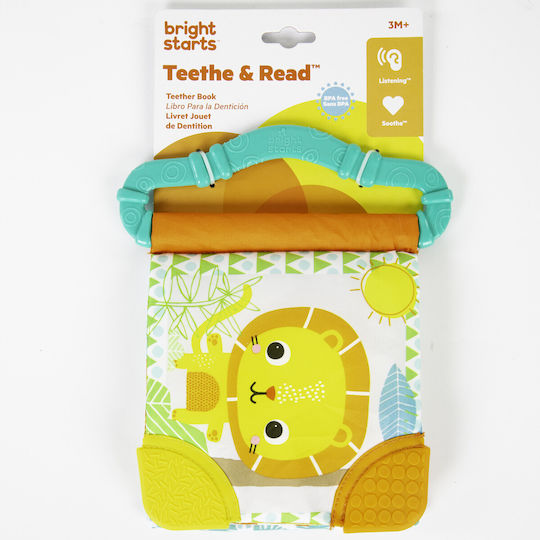 Bright Starts Activity Book Teethe & Read made of Fabric for 3++ Months
