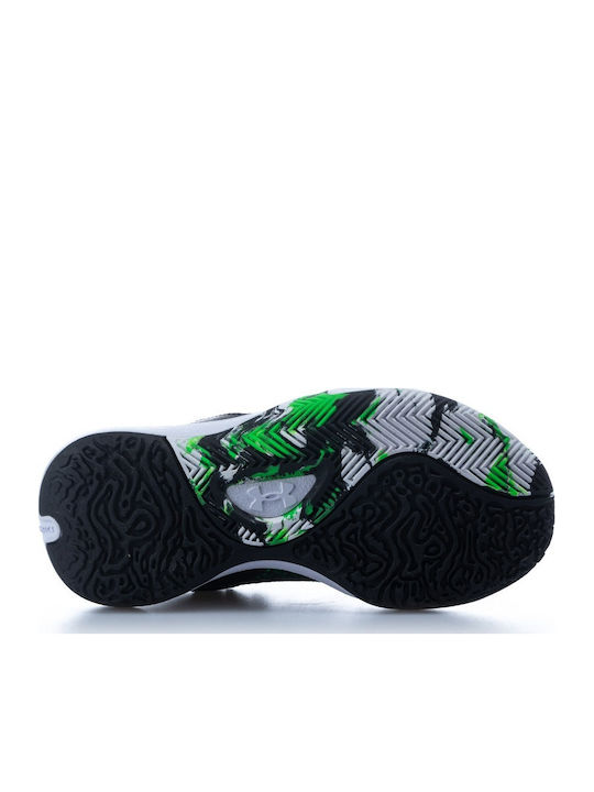 Lockdown 6 Kids Sports Shoes Basketball with Laces Black
