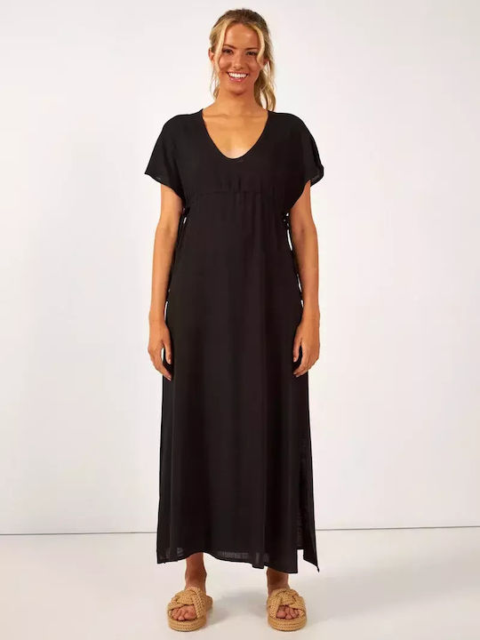 Harmony Γυναικείο Φόρεμα Παραλίας Μαύρο