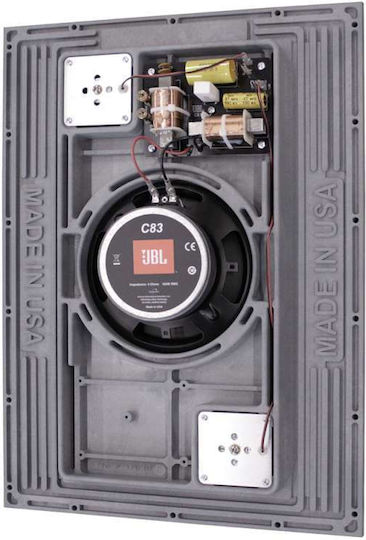 JBL Conceal C83 Παθητικό Εντοιχιζόμενο Ηχείο 160W (Τεμάχιο) 40.3x9.8x55.9εκ. Γκρι