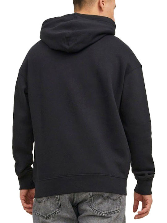 Jack & Jones Herren Sweatshirt mit Kapuze Black