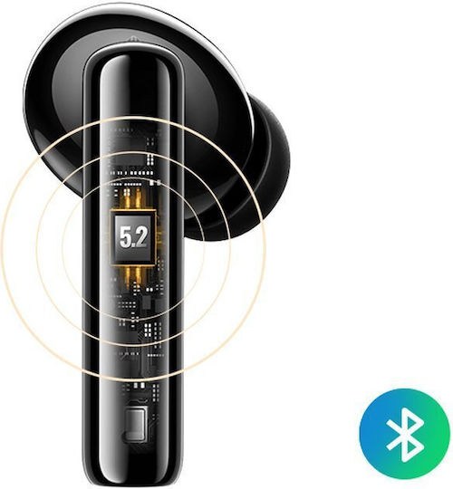 Ugreen HiTune T3 In-ear Bluetooth Handsfree Ακουστικά με Θήκη Φόρτισης Μαύρα