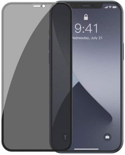ObaStyle 2.5D Privacy Tempered Glass Black (iPhone 12 mini)