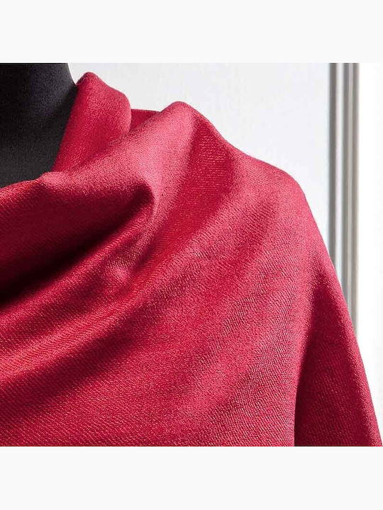 Aigaion Women's Scarf Burgundy