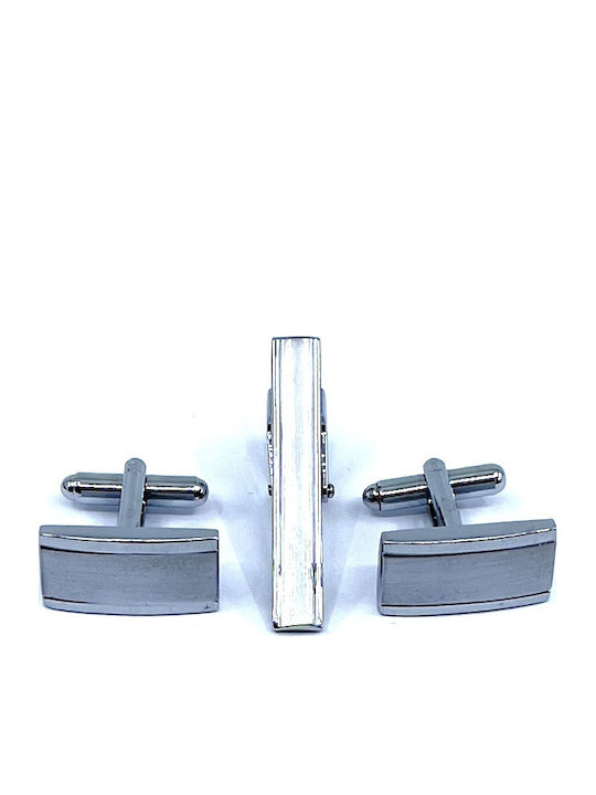 Legend Accessories Мансети от Silver в Сребрист Цвят