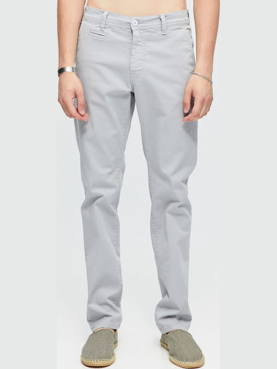Herrenhose Chino Regulär Passform Grau
