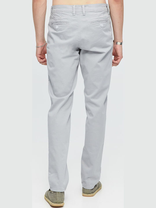 Herrenhose Chino Regulär Passform Grau