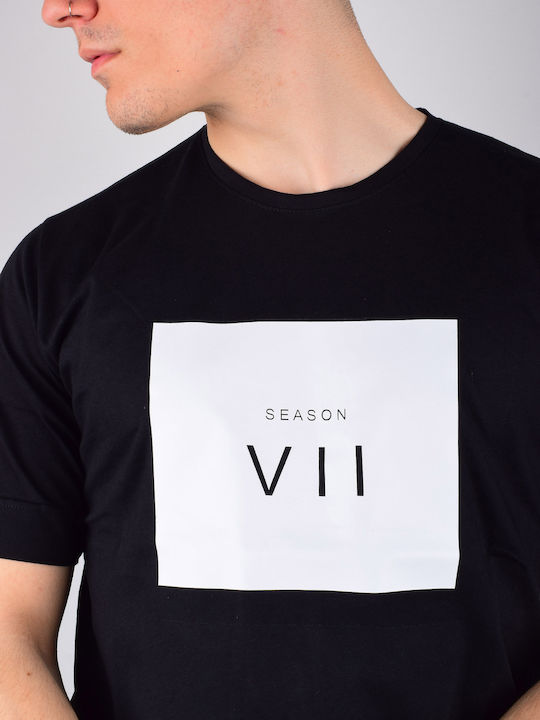 Polo Herrenbluse Kurzarm Schwarze