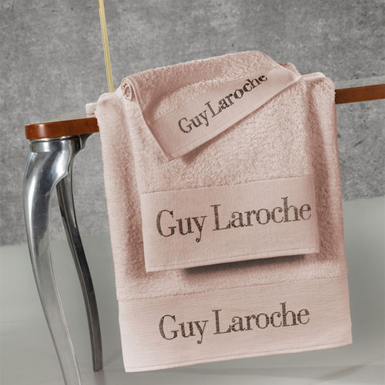 Guy Laroche 3-tlg. Set Badetücher Futura Old Pink Gewicht 500gr/m²
