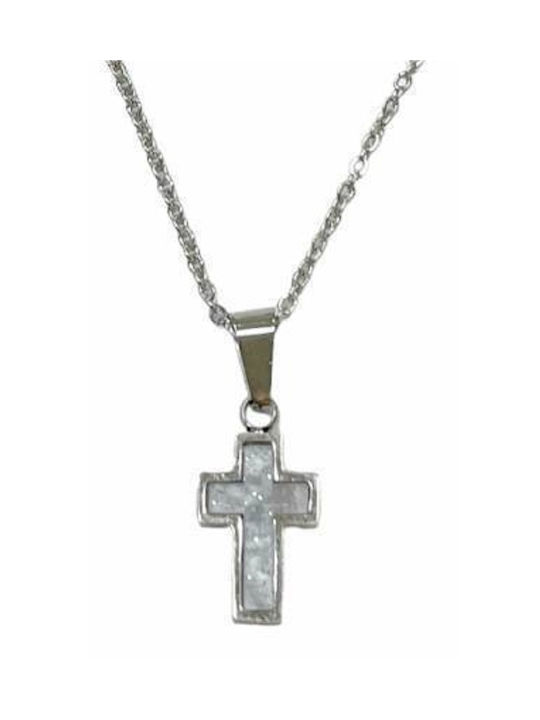 Kostibas Fashion Cross from Steel with Chain