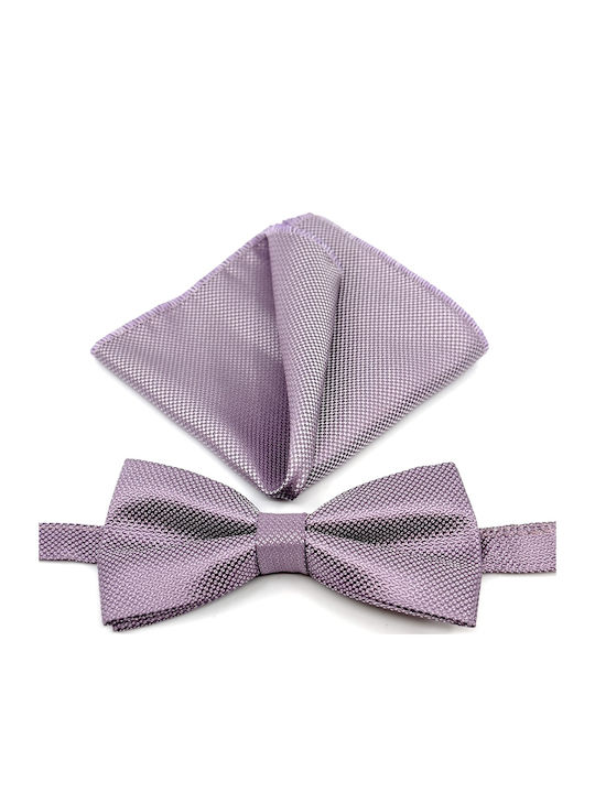 Legend Accessories Σετ Υφασμάτινo Παπιγιόν Μωβ