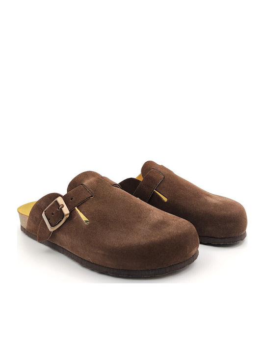 Afelpado Anatomische Wildleder Hausschuhe Damen Pantoffeln Afelpado Braune