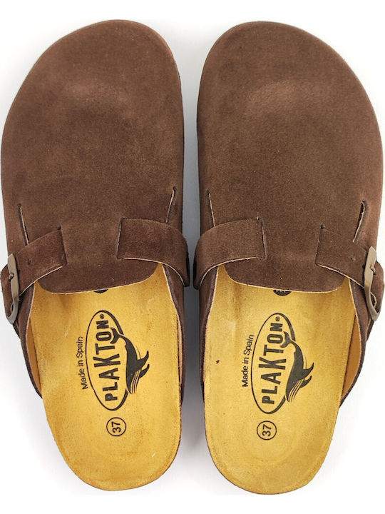 Afelpado Anatomische Wildleder Hausschuhe Damen Pantoffeln Afelpado Braune
