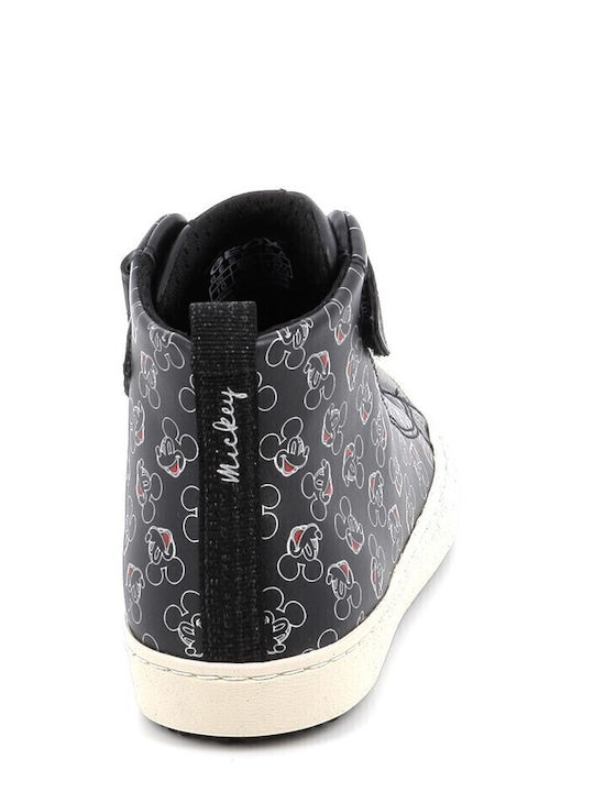 Kalispera Παιδικά Sneakers High με Σκρατς Ασημί