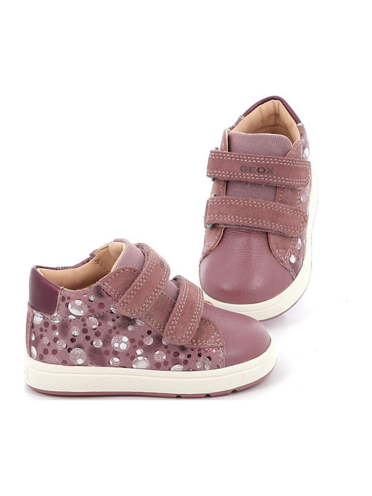 Biglia Kids Sneakers High with Scratch Pink