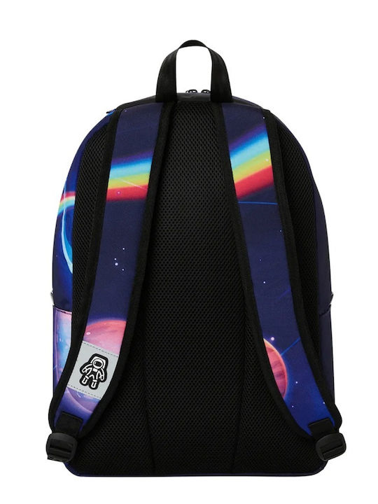 Zakcret Space Junk Dunkle Seite Schulranzen Rucksack Junior High-High School in Blau Farbe