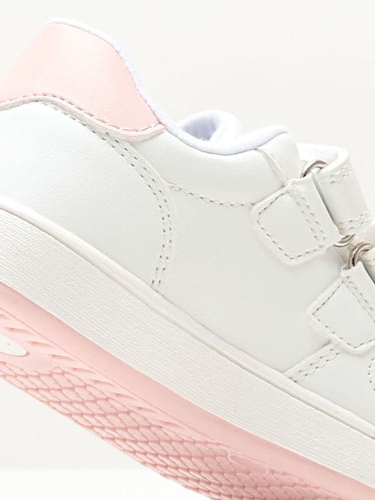 Kids Sneakers with Scratch White
