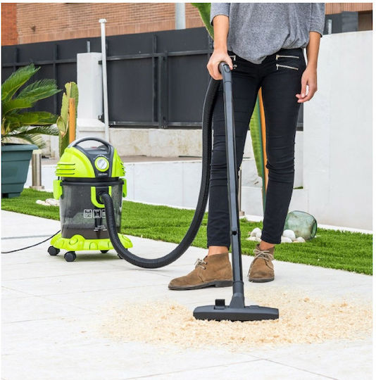Cecotec Conga Wet&Dry Σκούπα Υγρών / Στερεών 1400W με Πλαστικό Κάδο 15lt