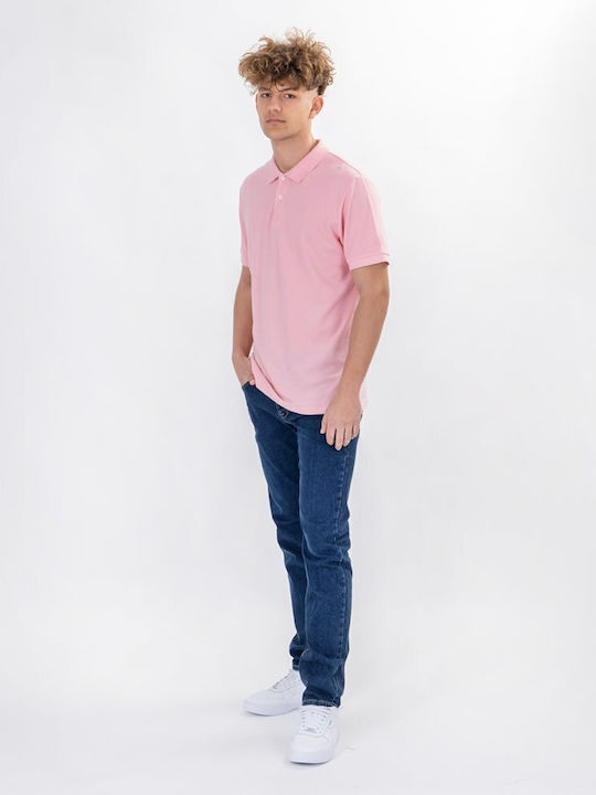 Polo Short Sleeve Blouse Pink