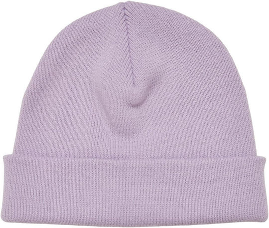 Beanie Unisex Beanie Gestrickt in Flieder Farbe